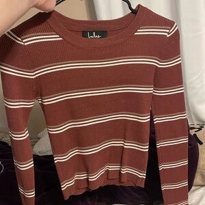 COPY - Lulus long sleeve crop shirt